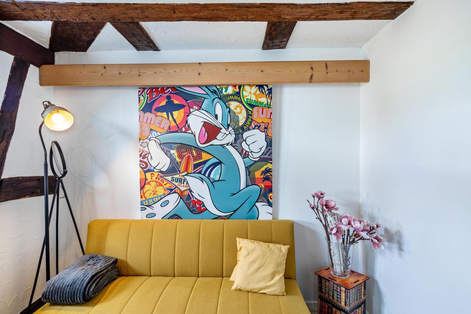Im Fachwerk Apartment อัลส์เฟลด์ ภายนอก รูปภาพ